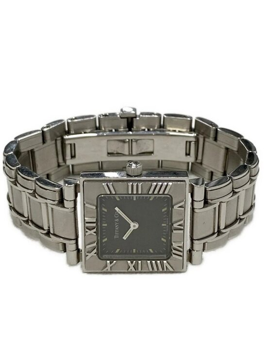 TIFFANY&Co. Atlas Square - 9******** Silver Women\'s Wrist Watch